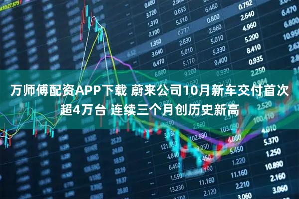 万师傅配资APP下载 蔚来公司10月新车交付首次超4万台 连续三个月创历史新高
