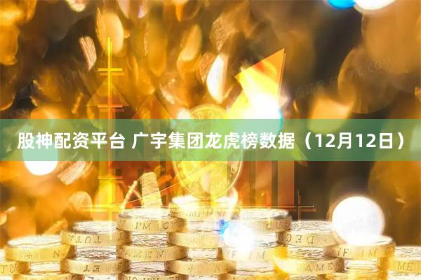 股神配资平台 广宇集团龙虎榜数据（12月12日）